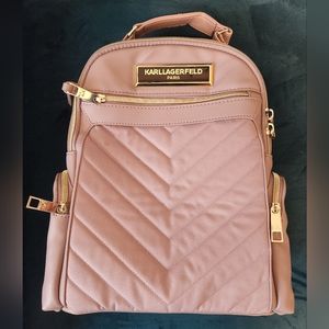 Karl Lagerfeld Chevron Backpack